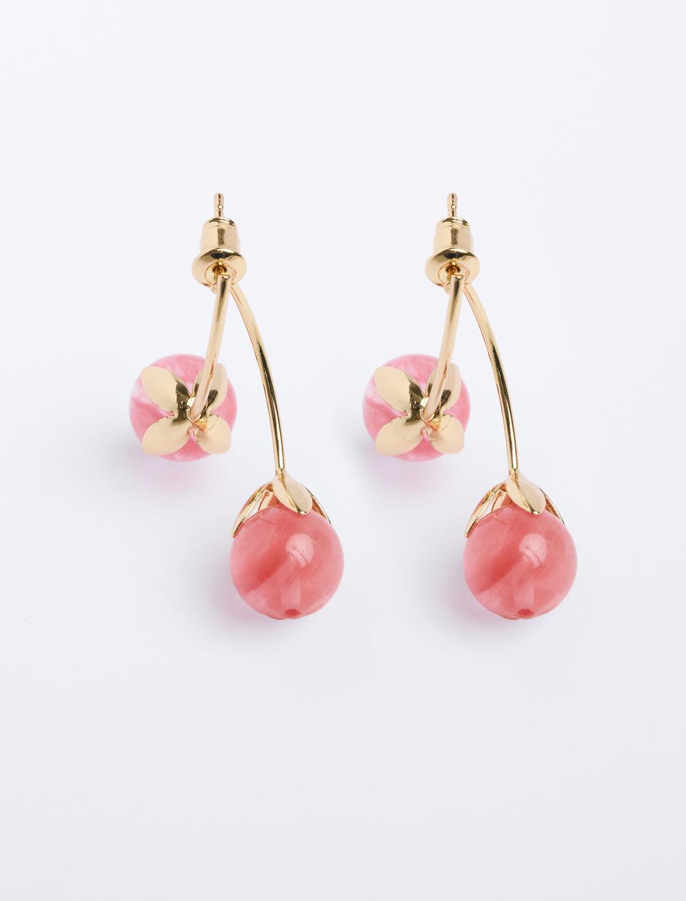 Pink Crystal Drop Earring - 5WW432858