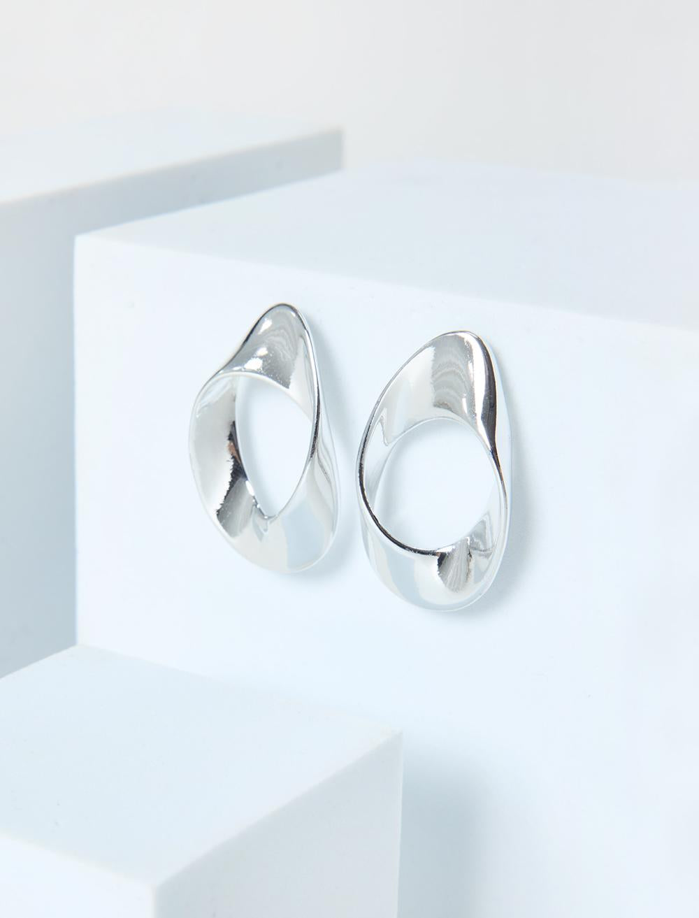 Earring - Silver-coloured - 6SW437221161