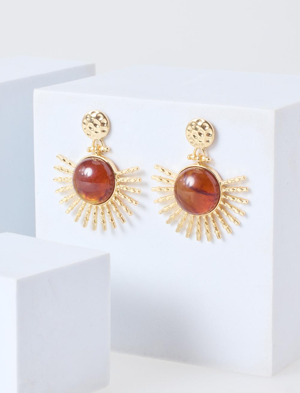 Earring - Brown - 6SW437542800