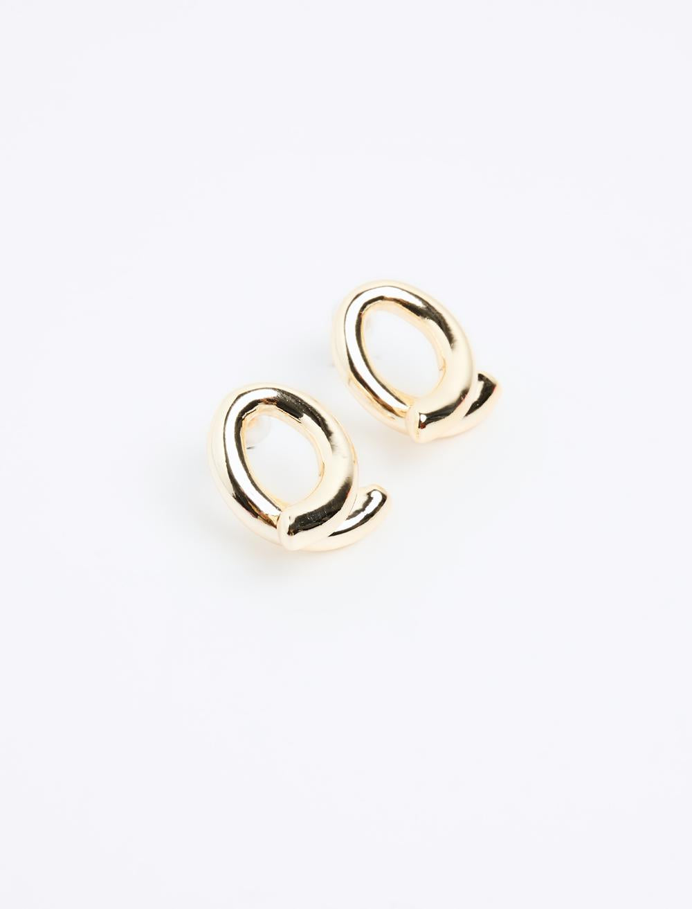 Ribbon-shaped Earrings