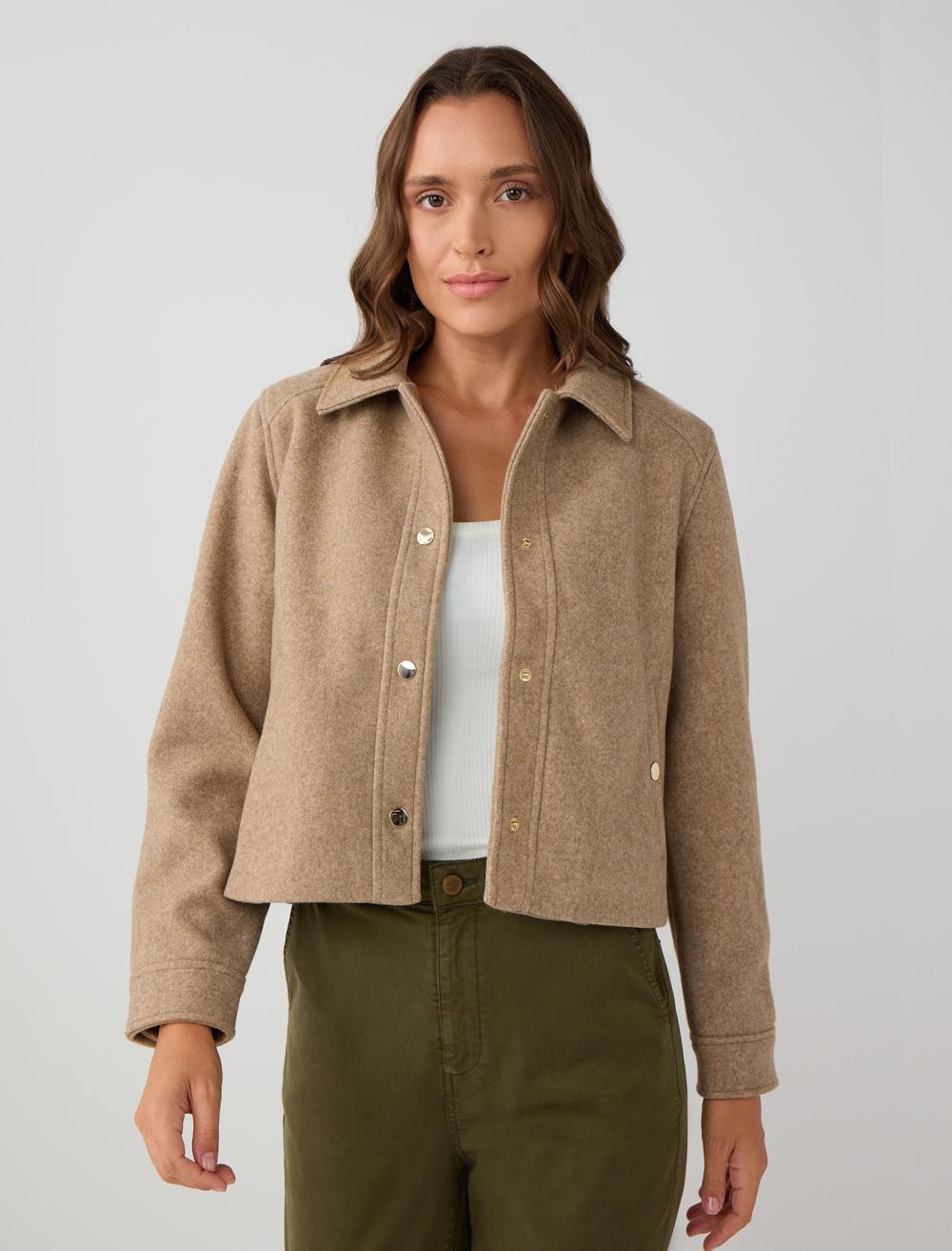 Long-Sleeve Coat - 5WW053687