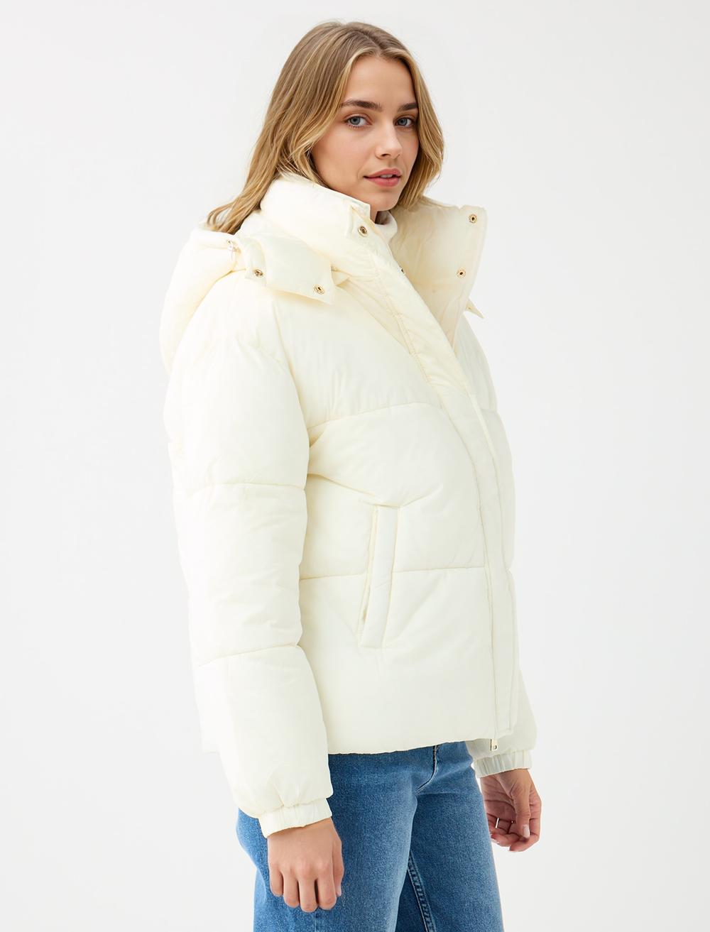 Puffer Coat - Stone - 5WW213692928