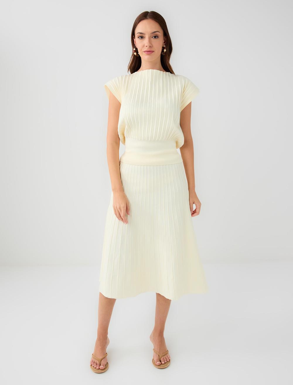 Skirt - Stone - 5WW074092928