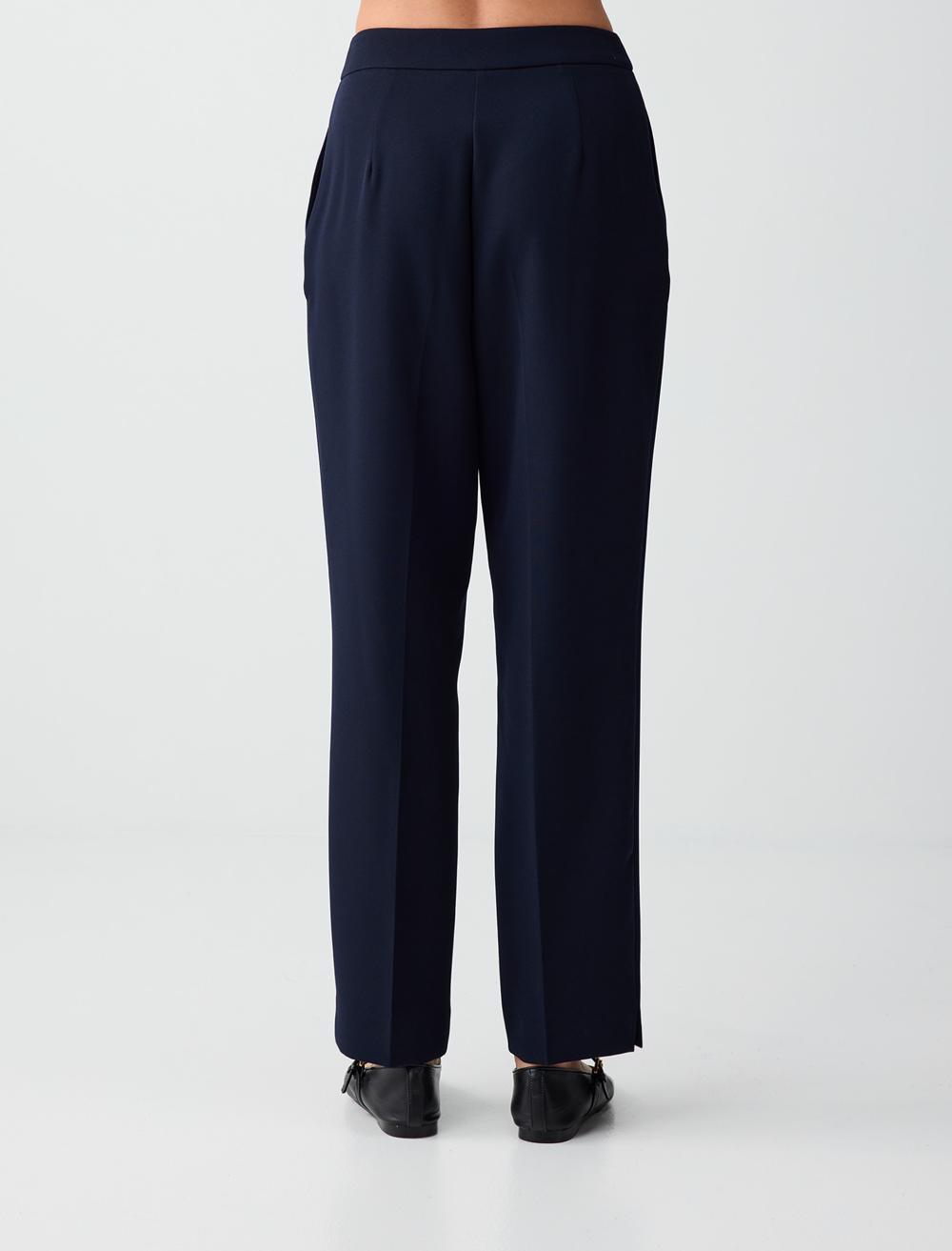 Regular Leg Pocket Detail Woven Trousers - 6SW183728