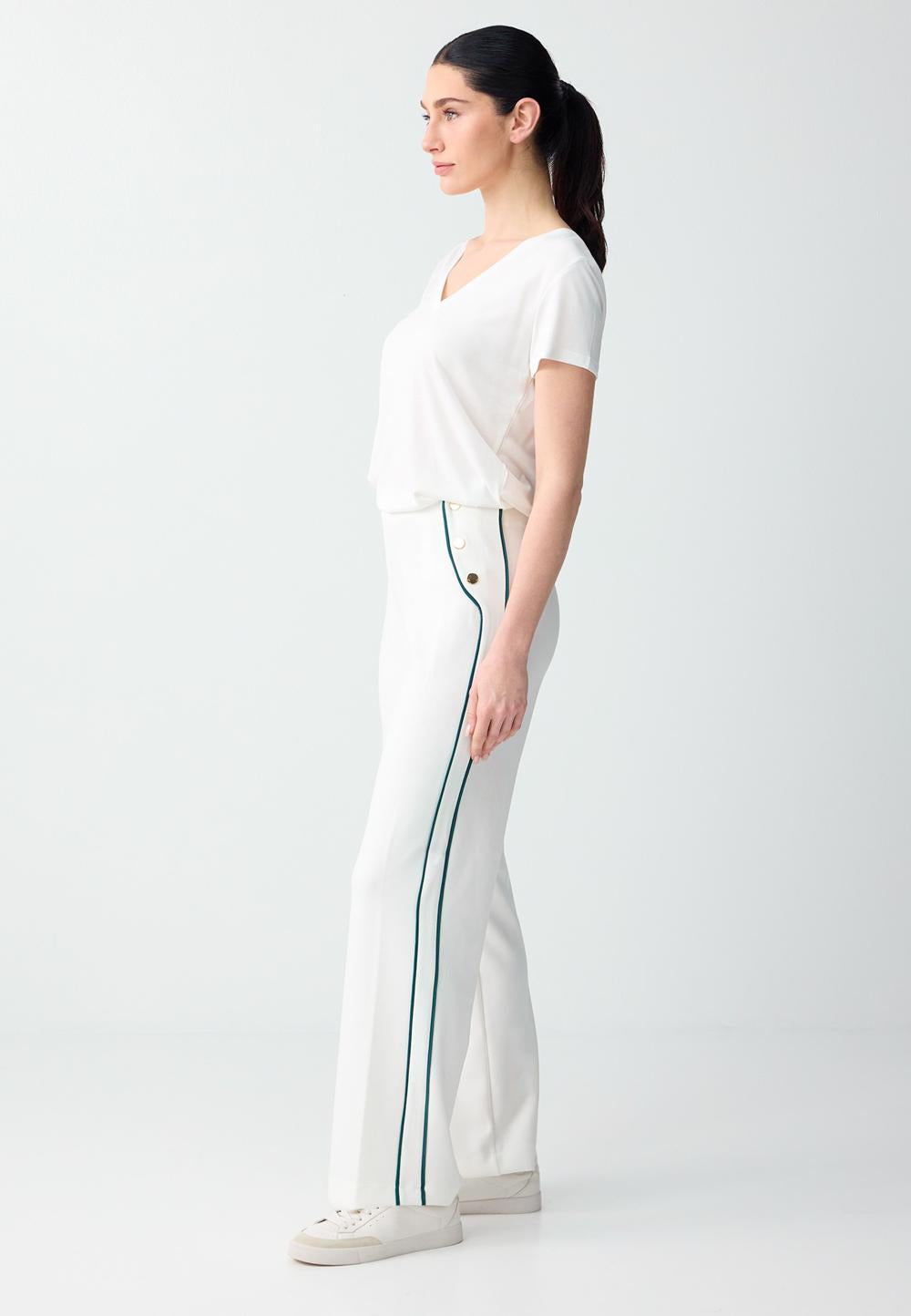 Normal Fit Trousers - White - 6SW187194106