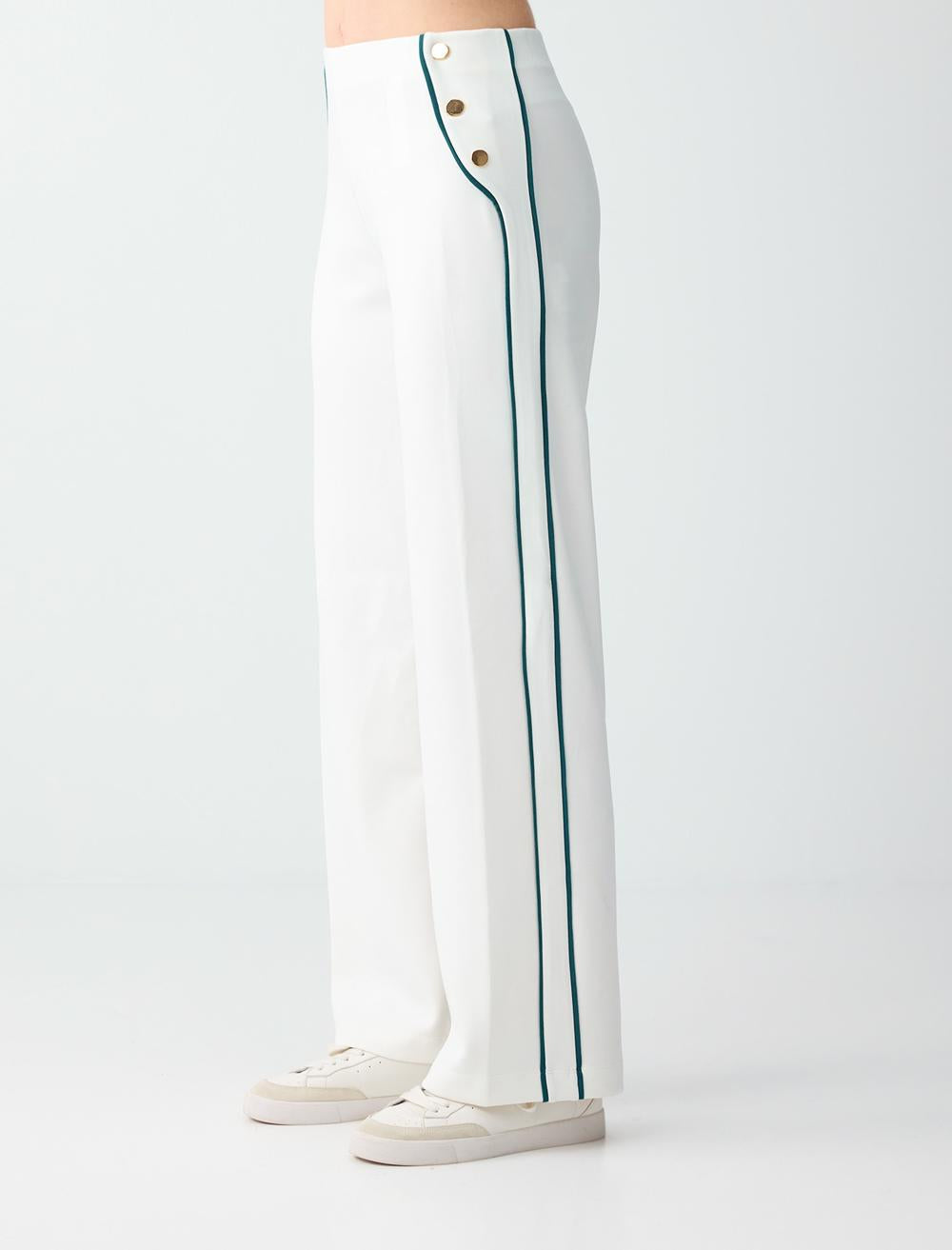 Normal Fit Trousers - White - 6SW187194106