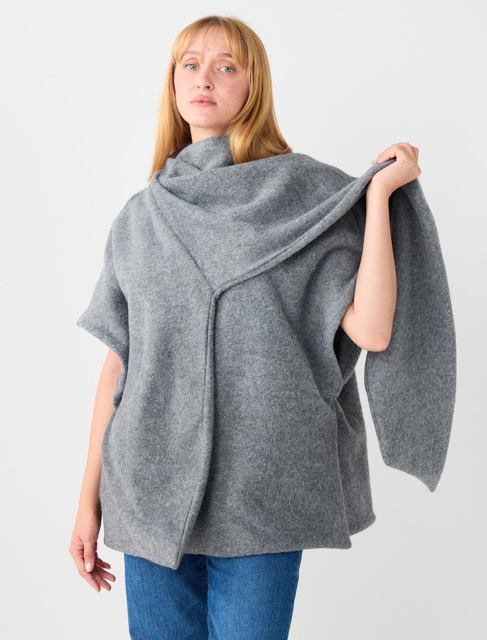 Loose Fit Poncho - 5WW172883