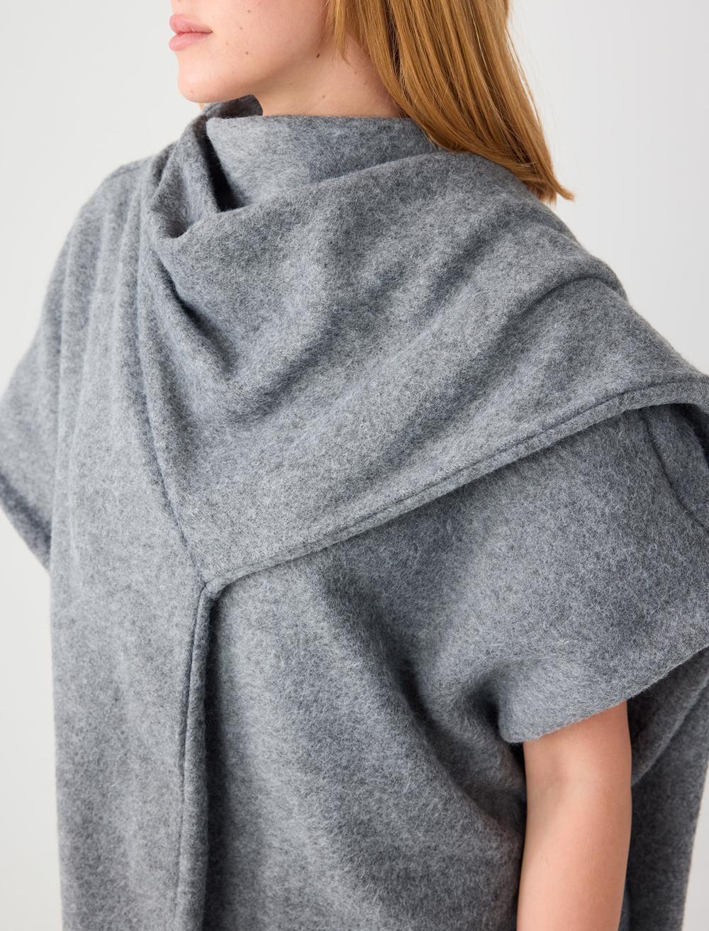 Loose Fit Poncho - 5WW172883
