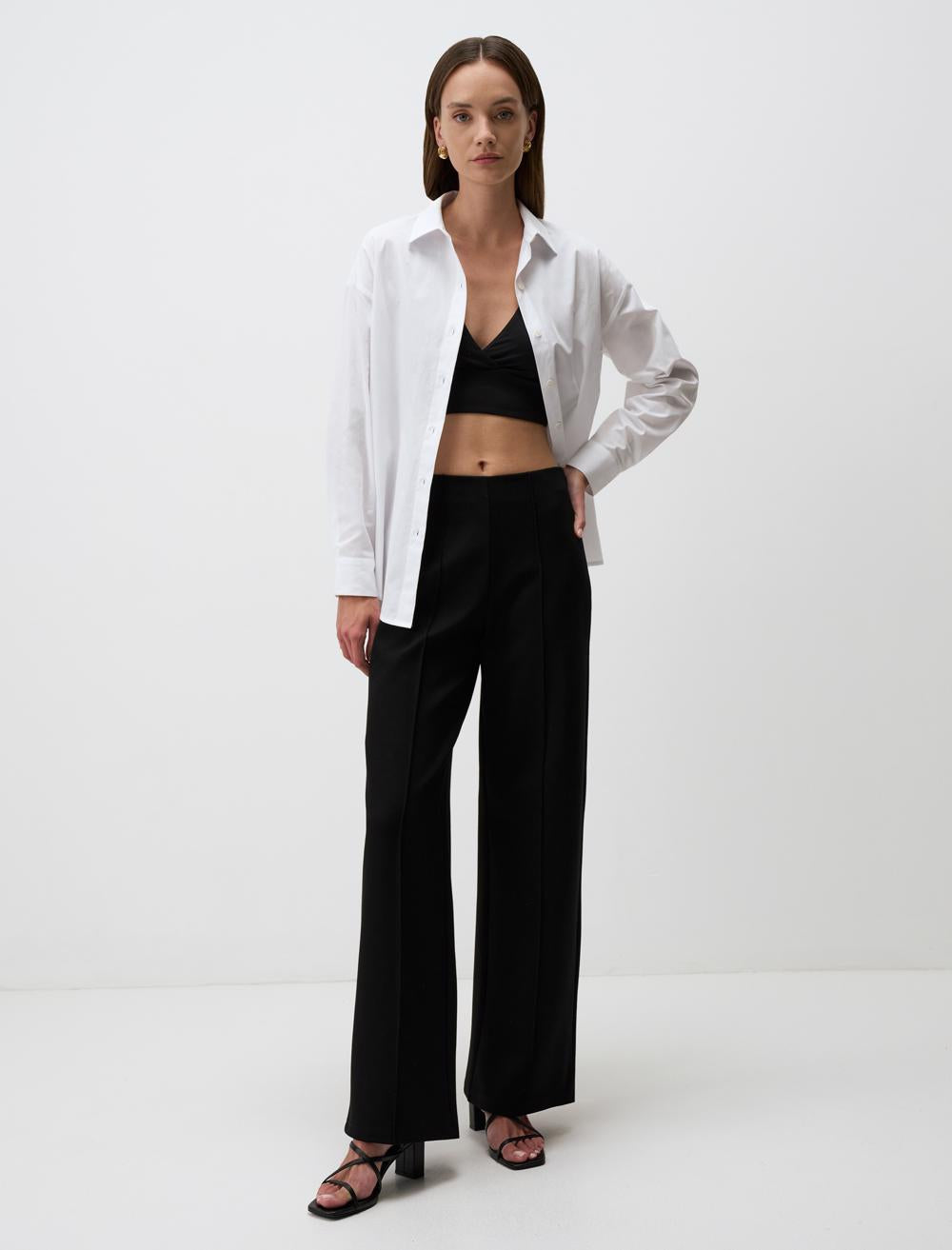 Wide Leg High Waist Comfortable Pants
