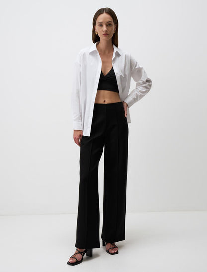 Wide Leg High Waist Comfortable Pants