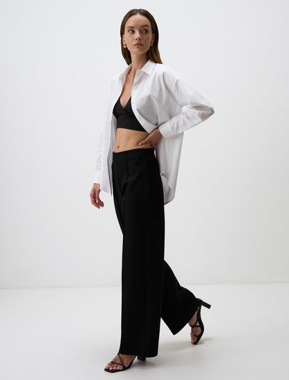 Wide Leg High Waist Comfortable Pants