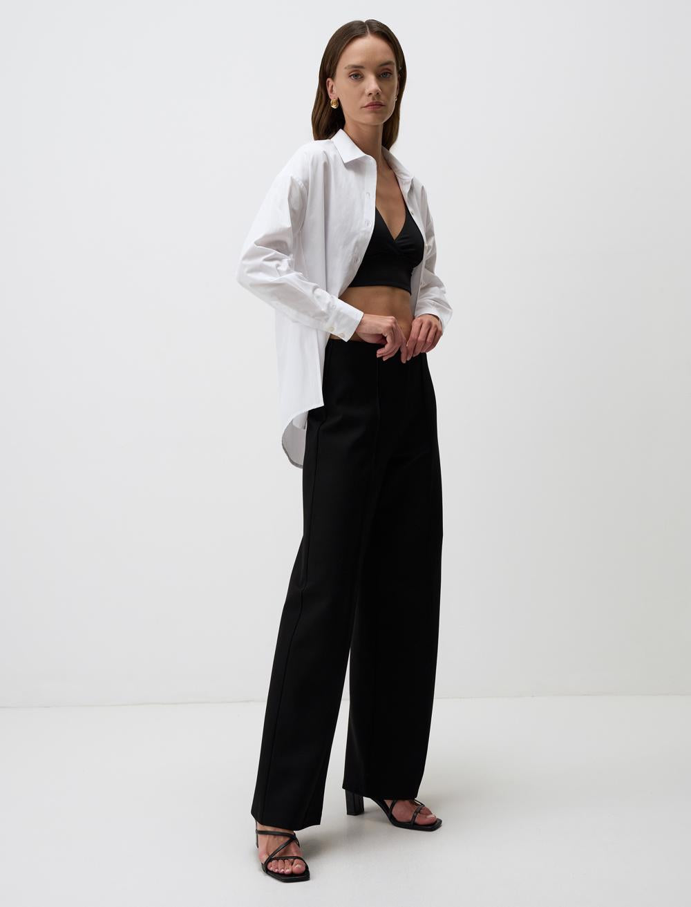 Wide Leg High Waist Comfortable Pants