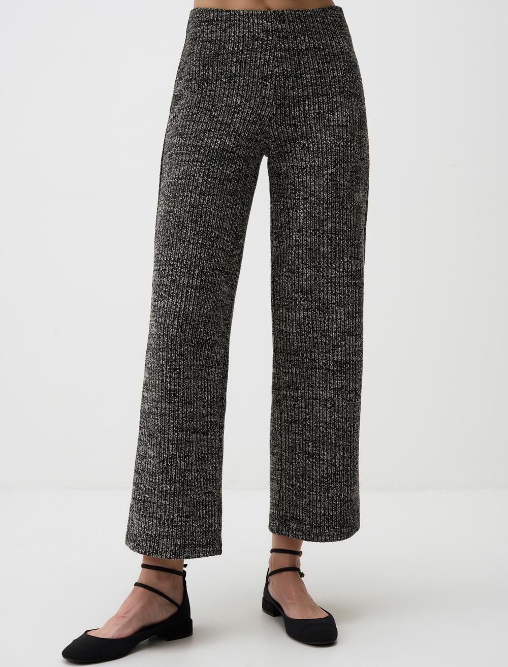 Loose Fit Trousers - Grey - 4WW312111972