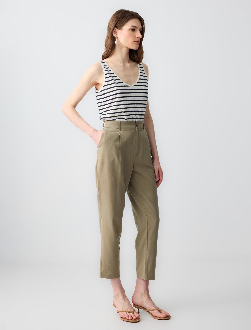 Trousers - Khaki - 5SW183829310