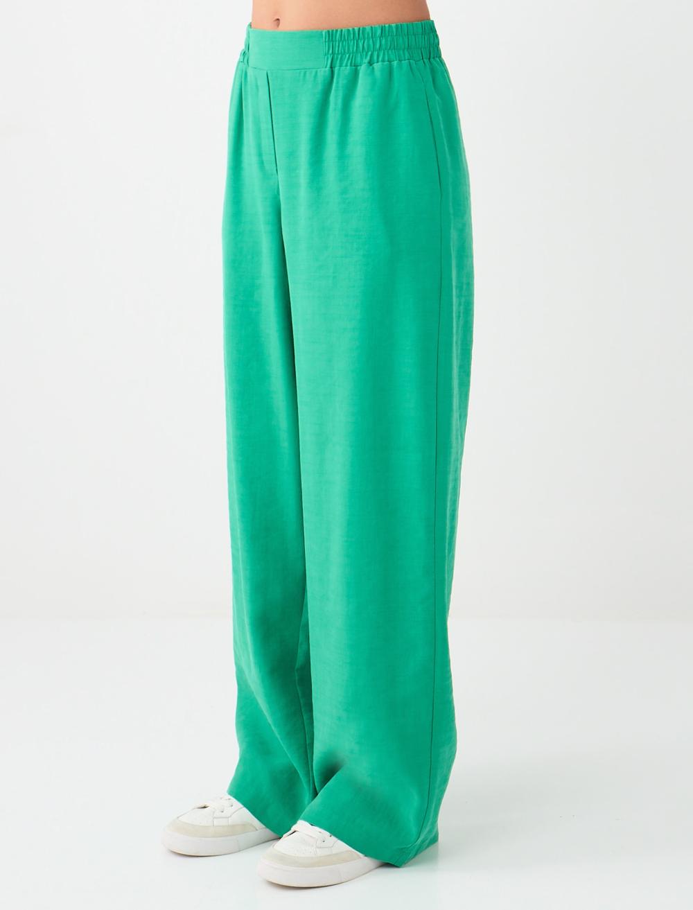 Lyocell Trousers - Green - 5WW185330300