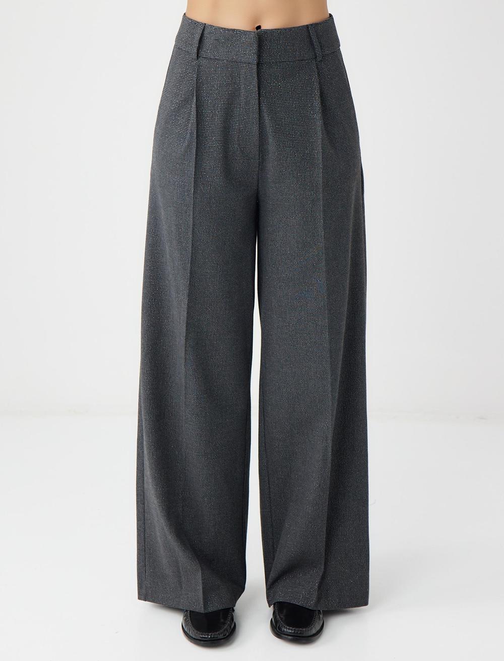Loose Fit Trousers - Anthracite - 5WW185682971