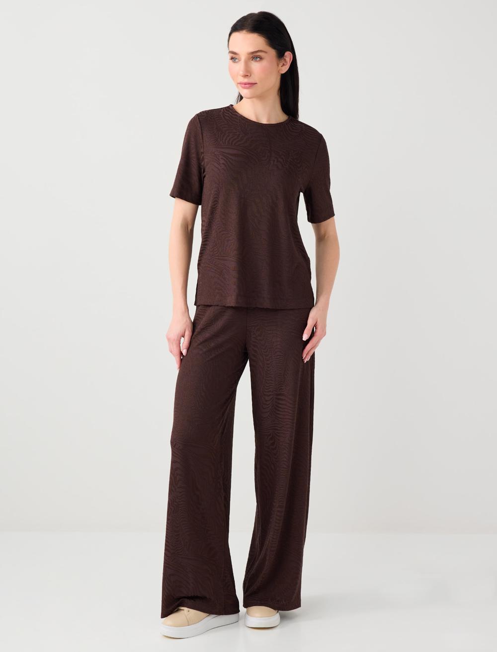 Regular Fit Viscose Trousers - 6SW185489