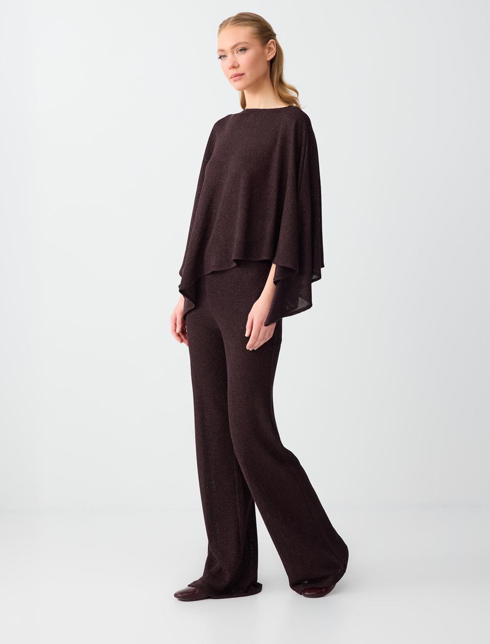 Regular Leg Pants - Aci Kahve