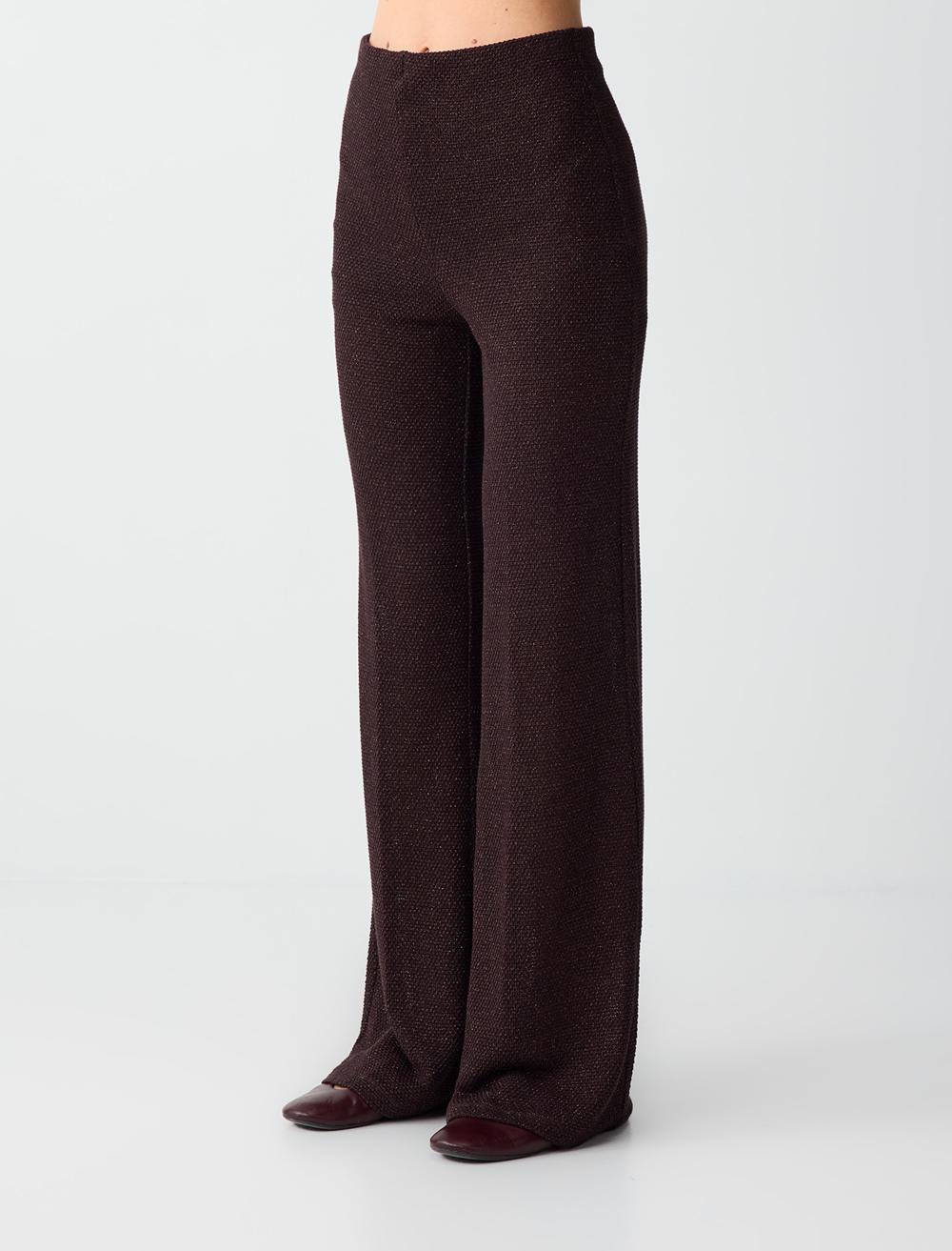 Regular Leg Pants - Aci Kahve