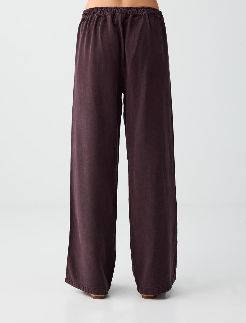 Relaxed Fit Pants - Aci Kahve