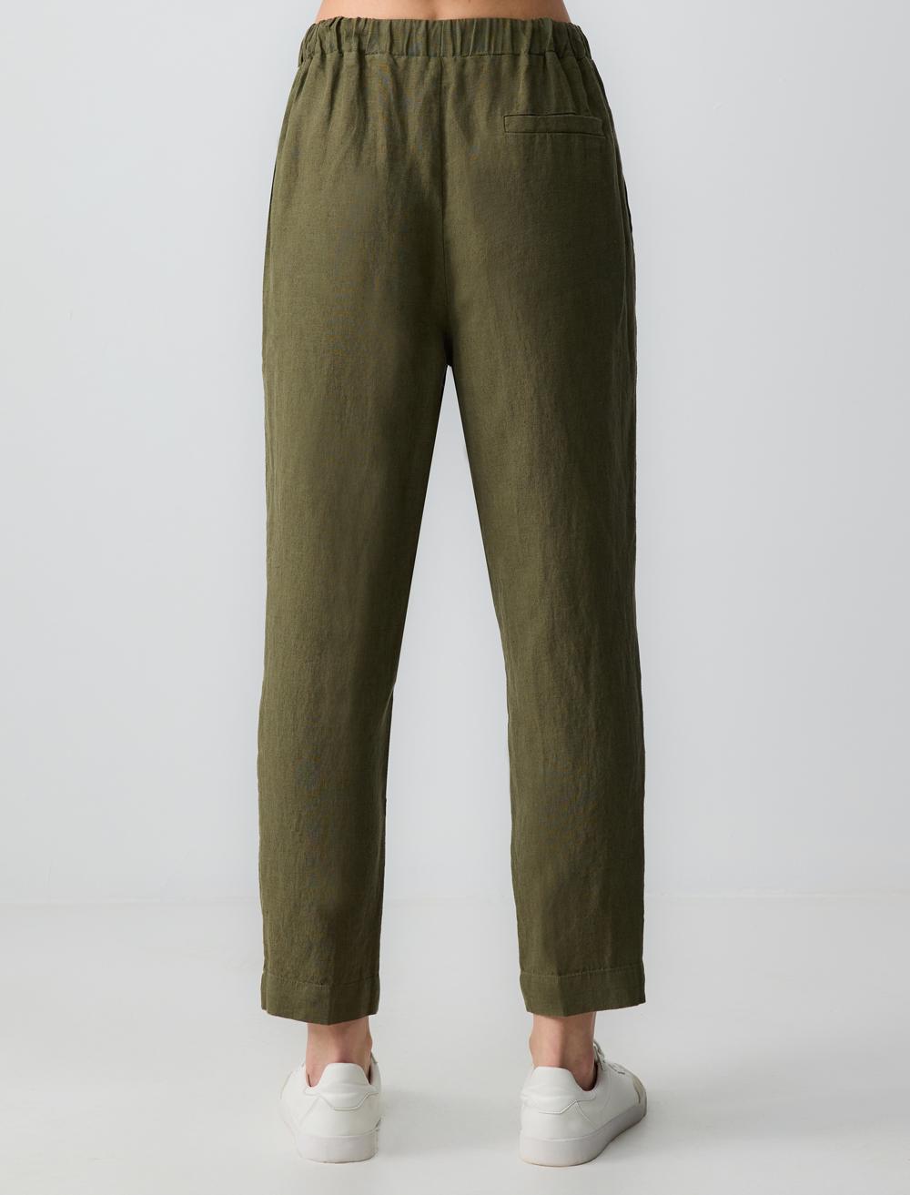 Normal Fit Trousers - Khaki - 6SW186633310