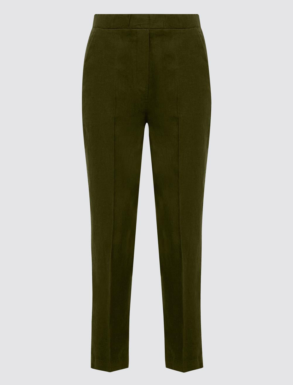 Normal Fit Trousers - Khaki - 6SW186633310