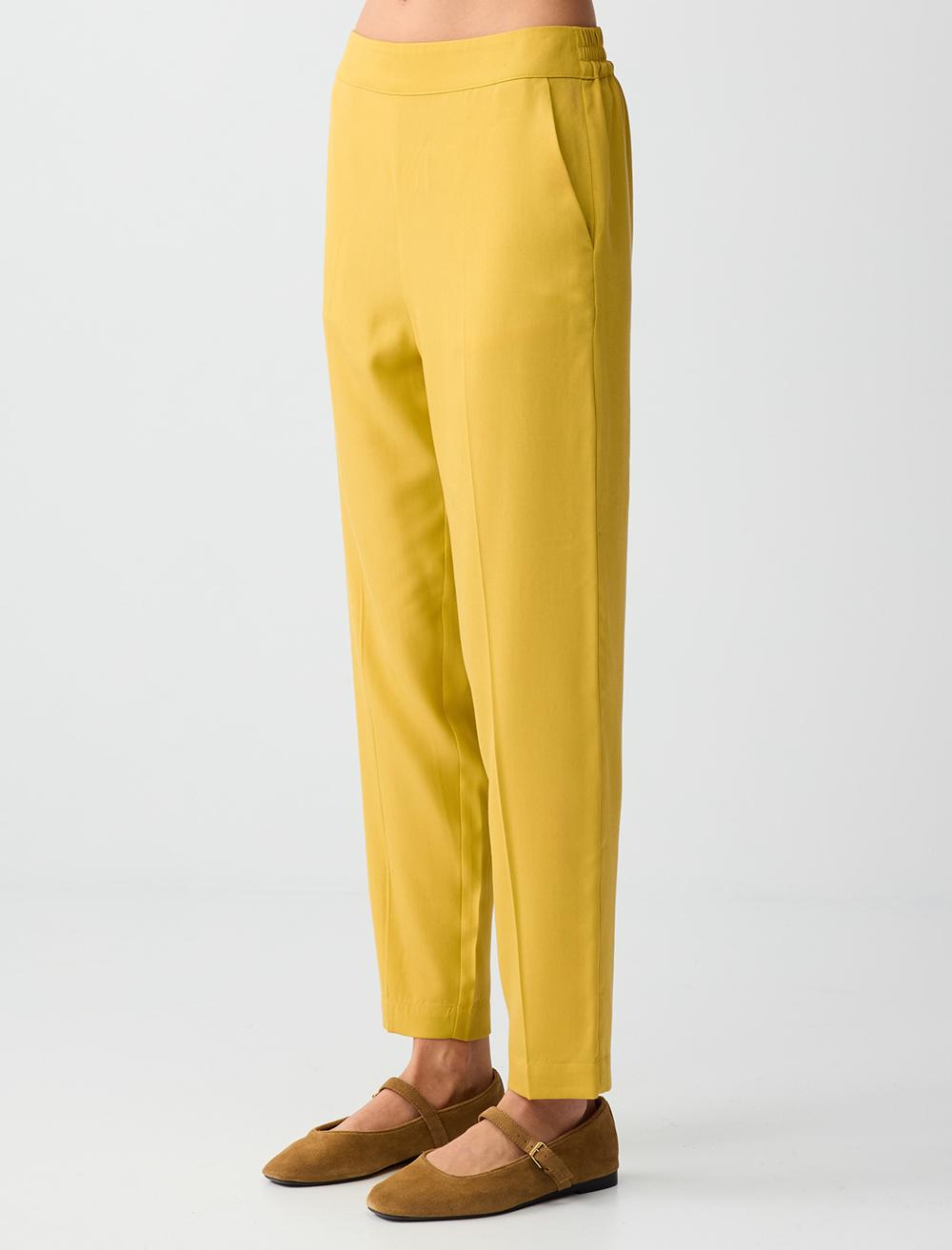 Normal Fit Trousers - Mustard - 6SW186667210