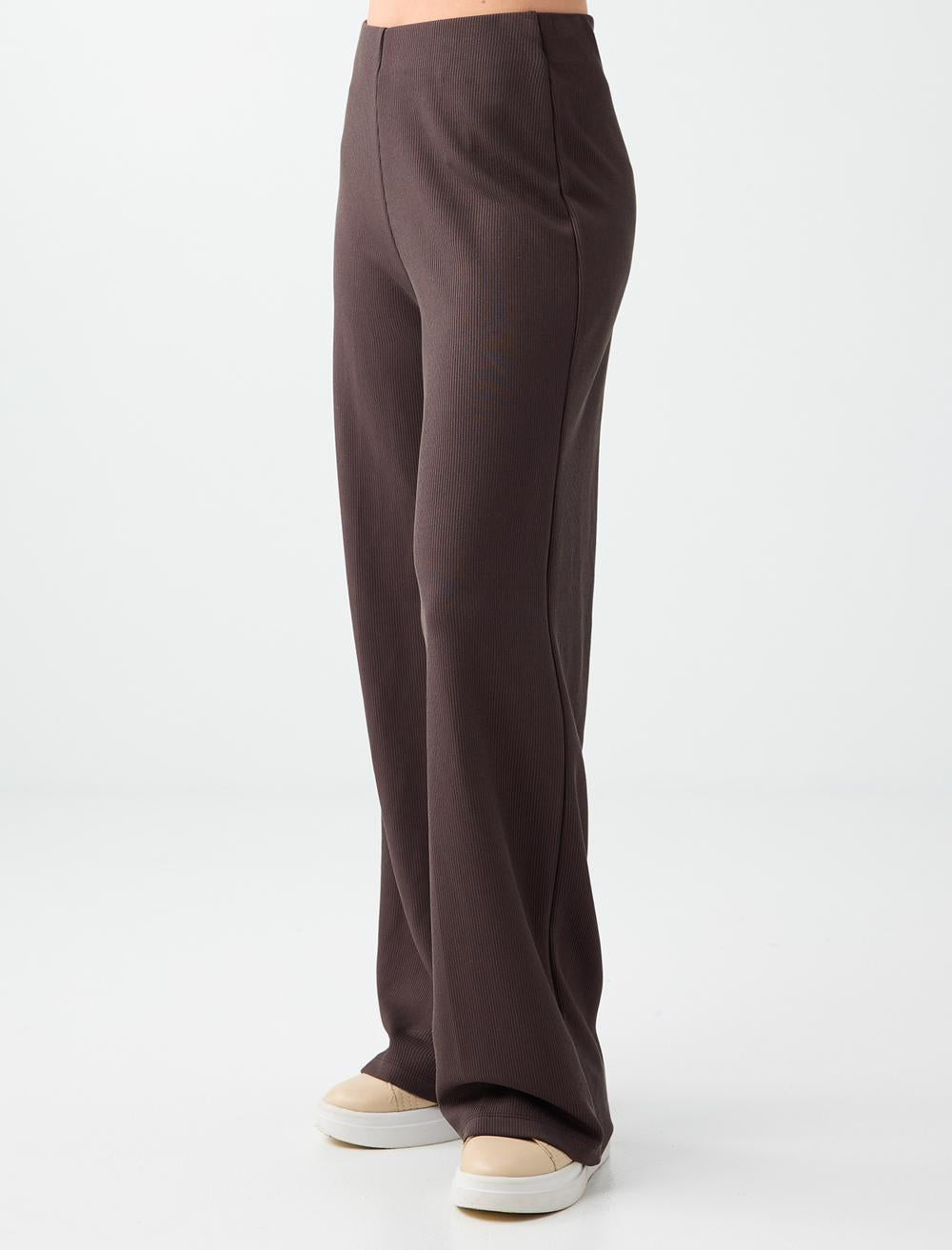 Normal Fit Trousers - Bitter Brown - 6SW187186803