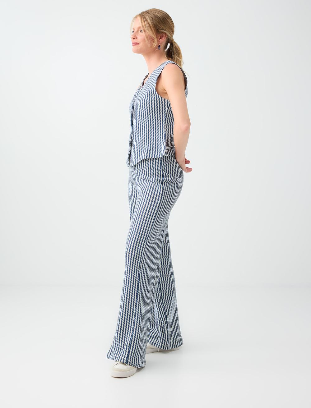 Normal Fit Trousers - Dark Blue - 6SW187484494