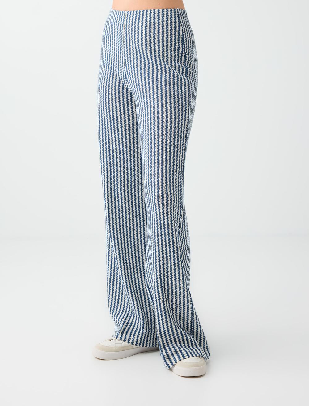 Normal Fit Trousers - Dark Blue - 6SW187484494