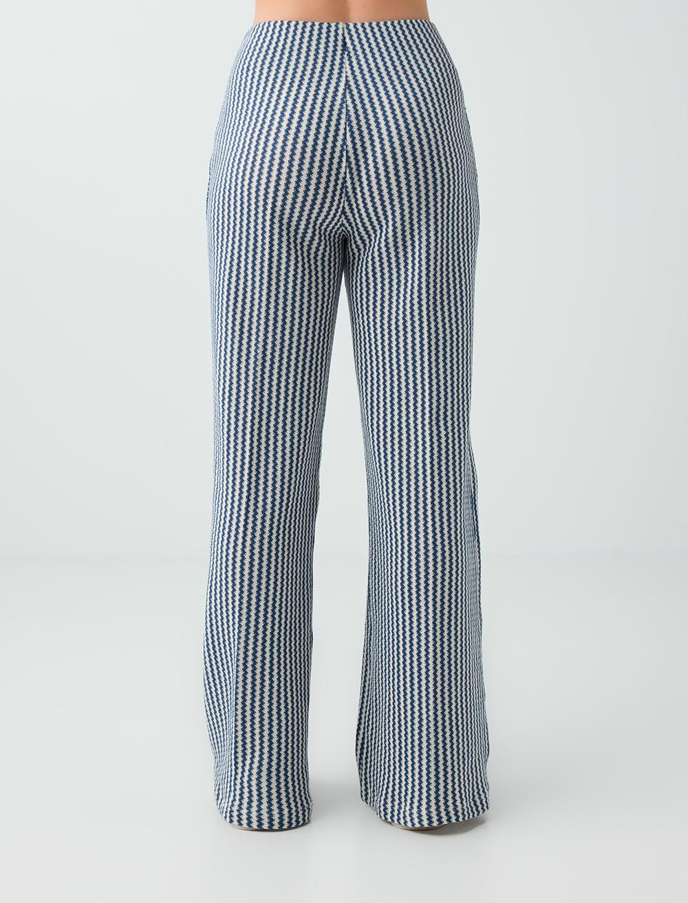 Normal Fit Trousers - Dark Blue - 6SW187484494