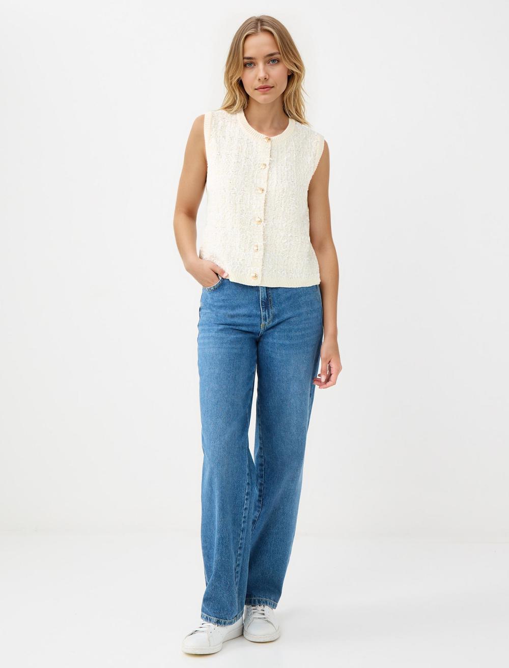 Waistcoat - Ecru - 5WW305262114