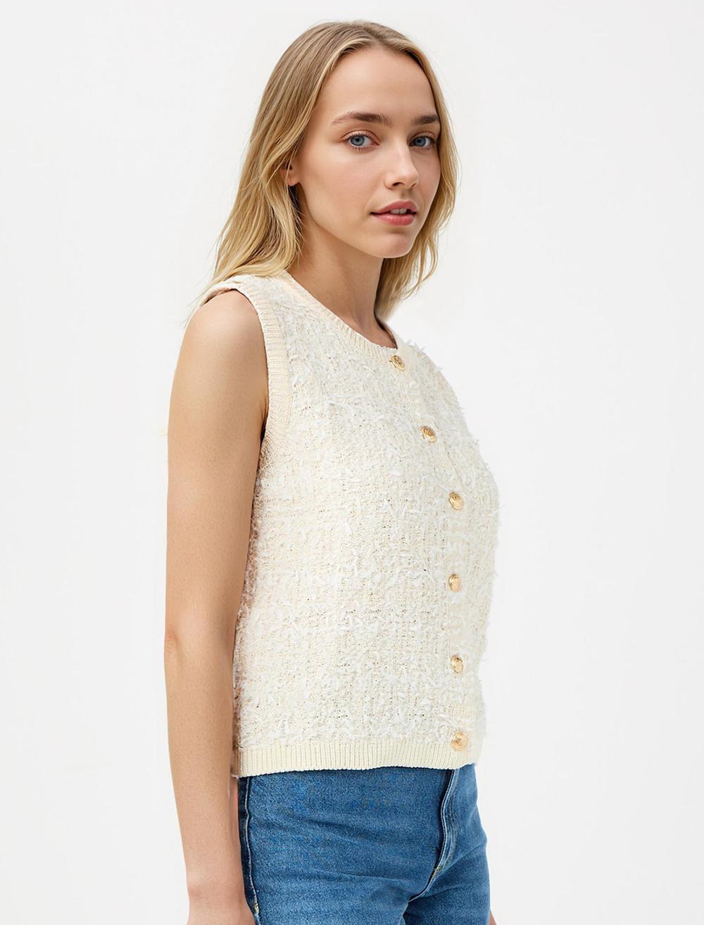 Waistcoat - Ecru - 5WW305262114