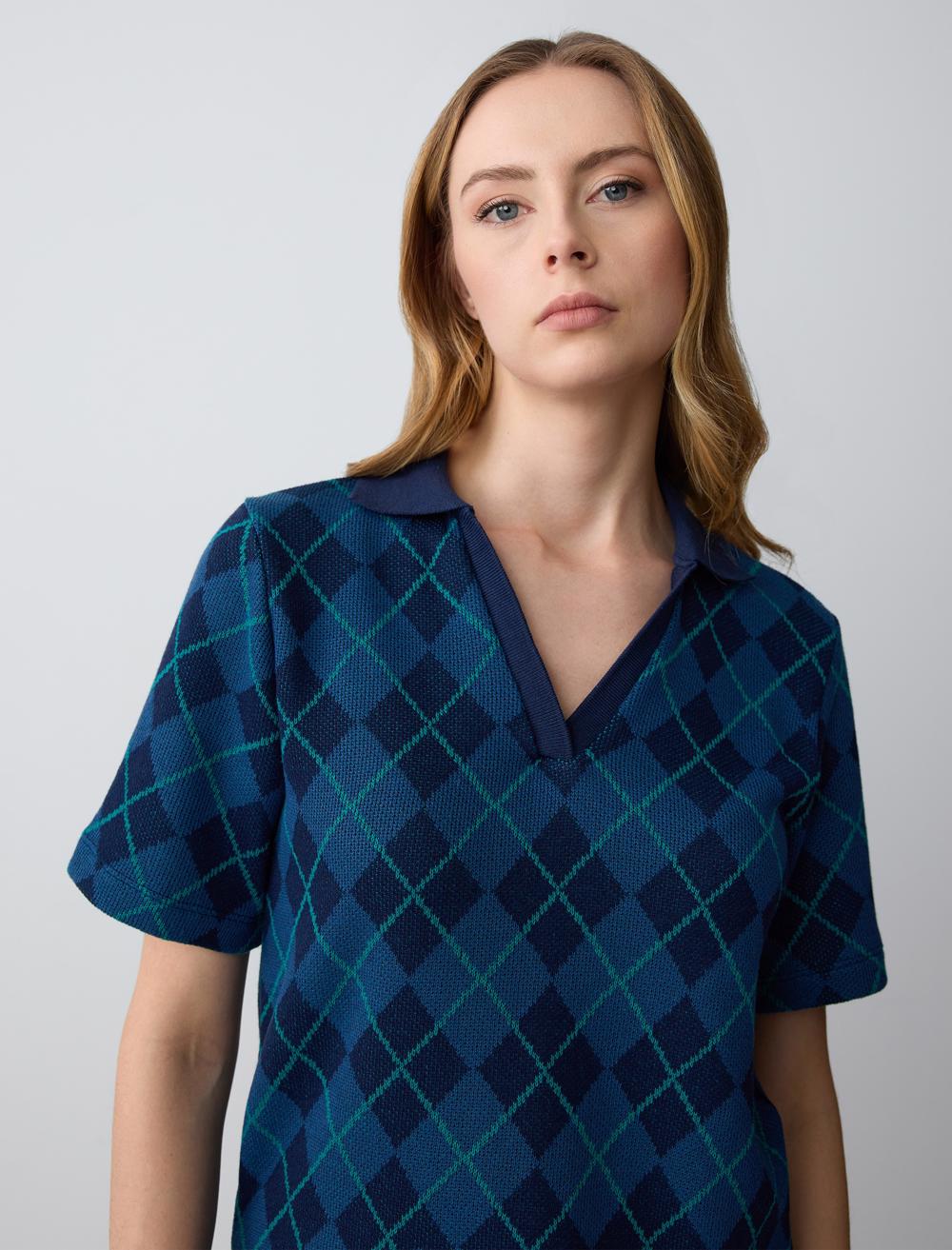 Polo Shirt Short-Sleeve Blouse - 4WW071391