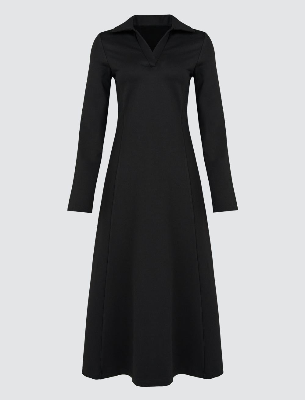 Polo Shirt Long-Sleeve Dress - 4WW131341