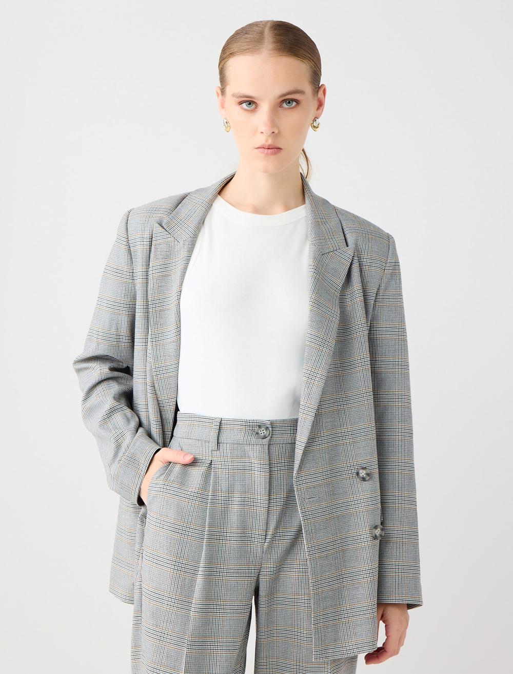 Loose Fit Jacket - Grey - 5WW054954920