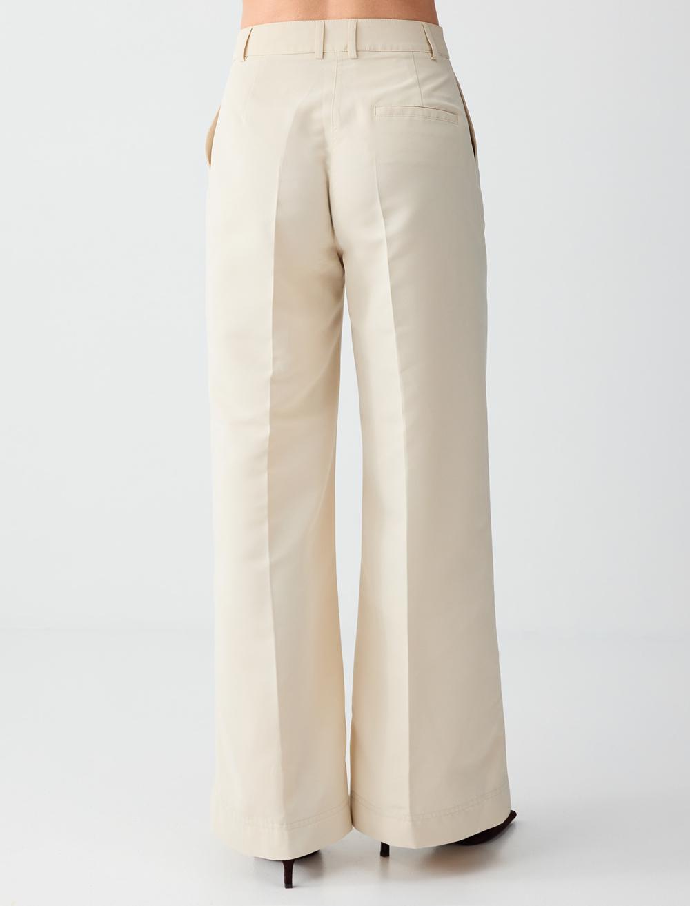 Relaxed Fit Pants - Stone