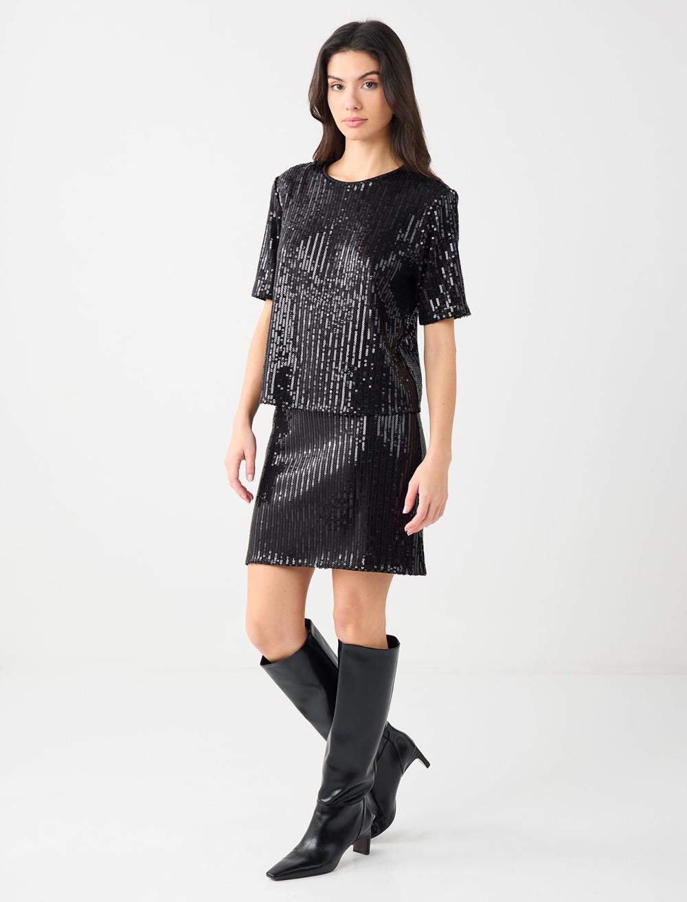 Loose Fit Skirt - Black - 5WW075290900