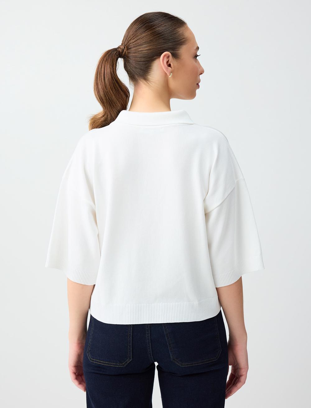 Ss Polo Relaxed Fit - White