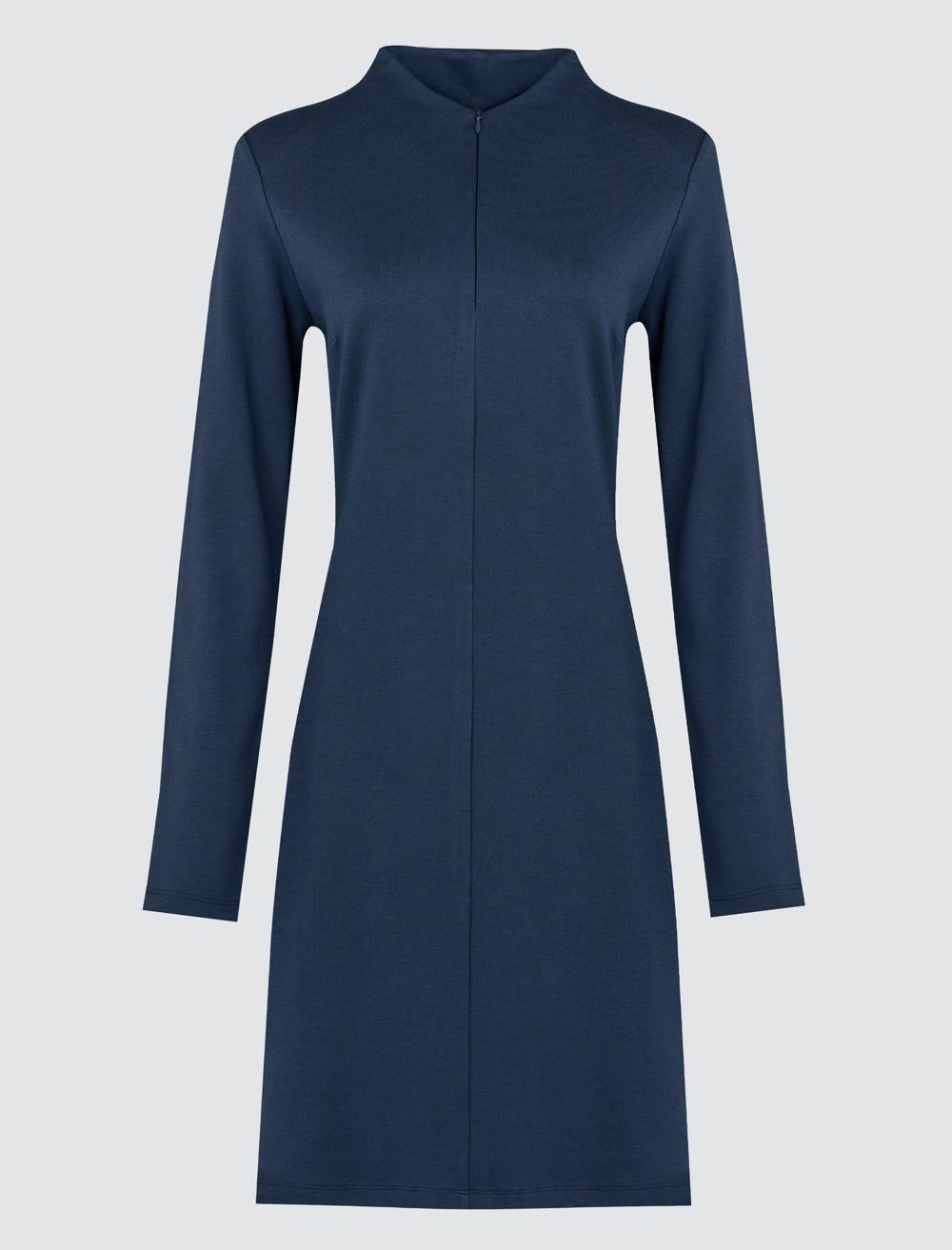 Loose Fit Long-Sleeve Dress - 4WW131722