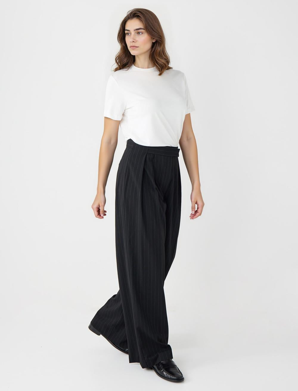 Loose Fit Trousers - Black - 5WW185966900