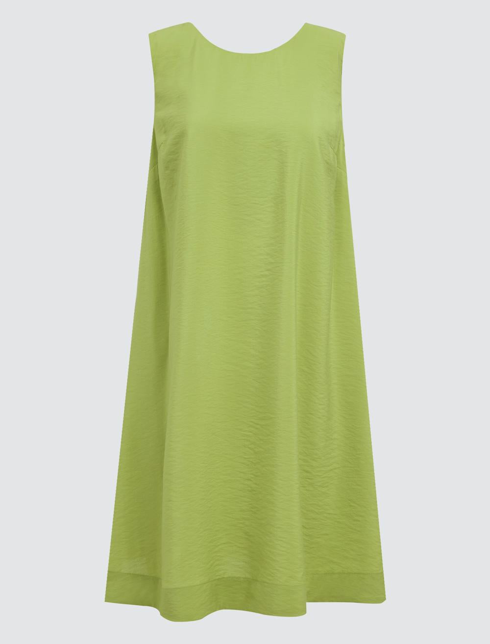Loose Fit Crew Neck Sleeveless-Sleeve Dress - 5SW064480