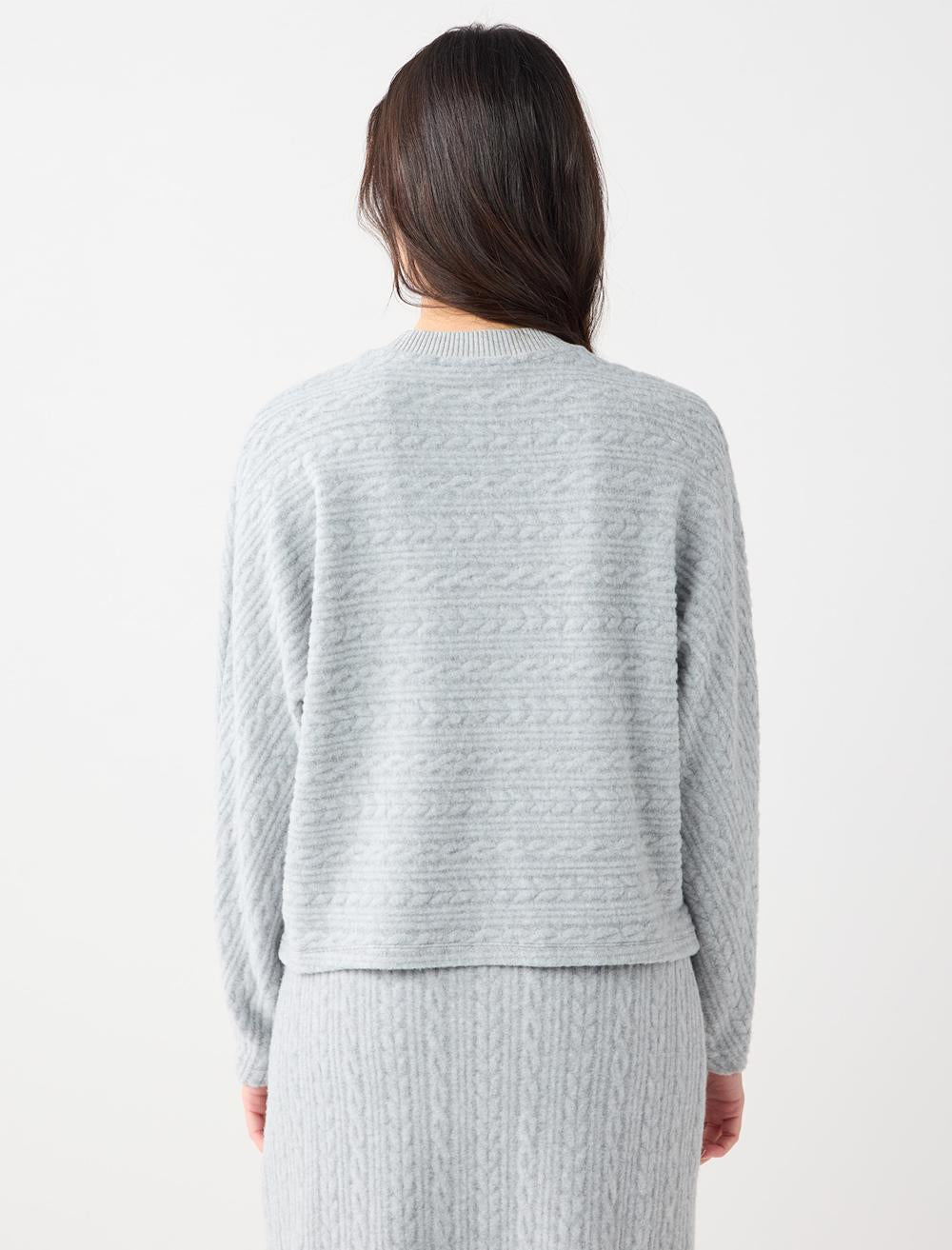 Crew Neck Long-Sleeve Sweatshirt - 5WW232932