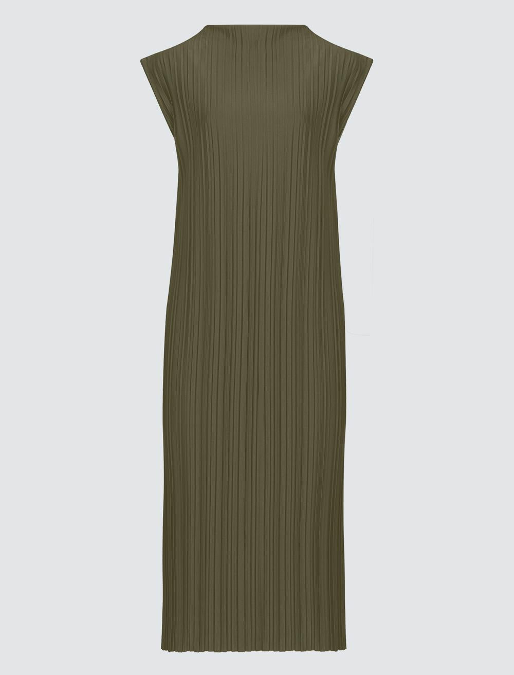 Loose Fit Sleeveless-Sleeve Dress - 4WW062622