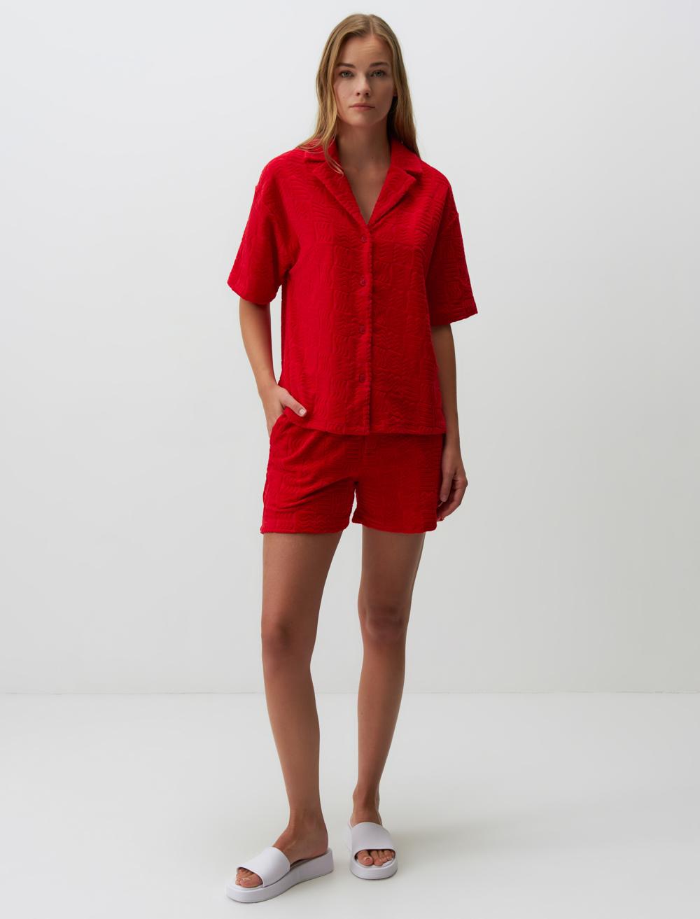 Shorts - Red - 24SS160005600