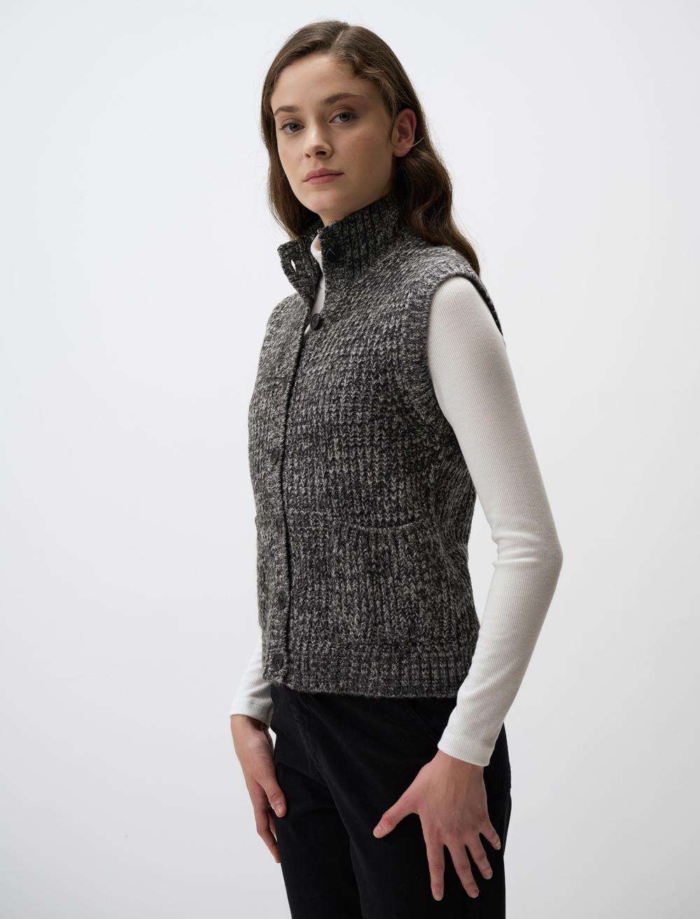 Turtleneck Button Detailed Sweater Sweater