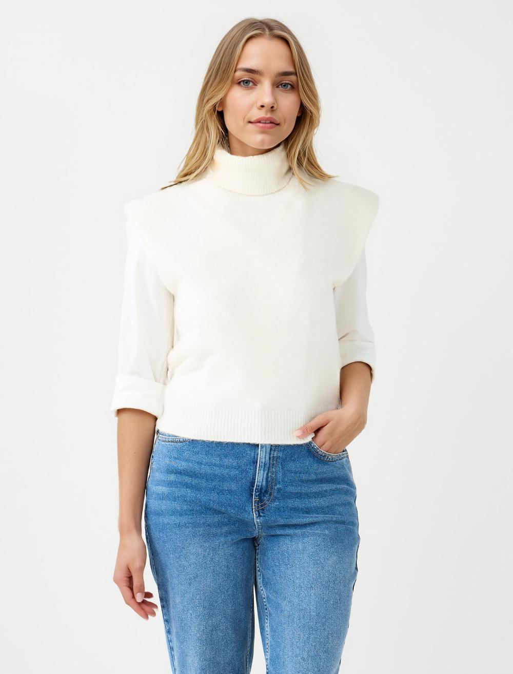 Polo Neck Sweater - 5WW224107