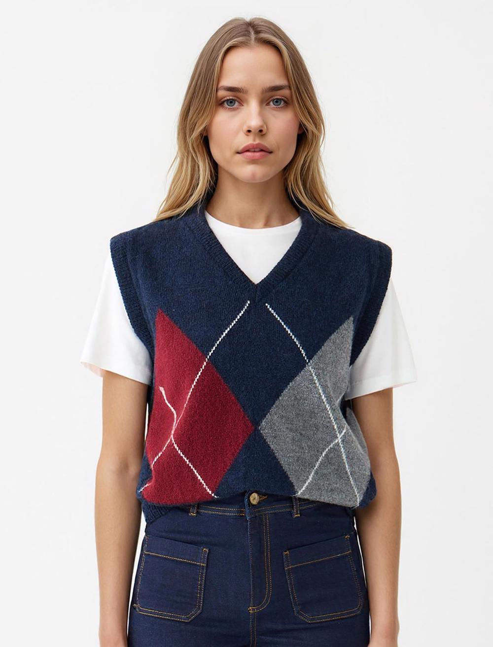 V-Neck Sweater - 5WW225629