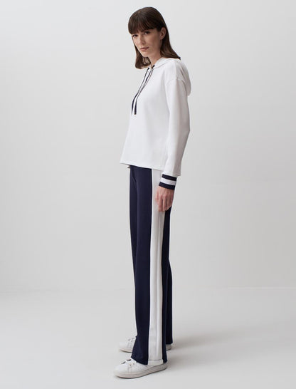 Hooded Long Sleeve Casual Sweatshirt