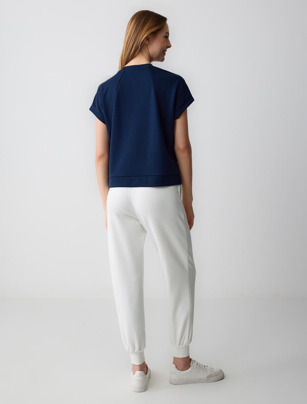 Crew Neck Long-Sleeve Sweatshirt - 5SW362195